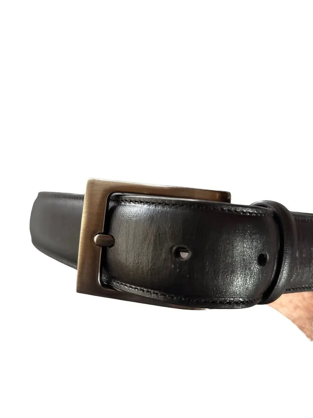 Roundtree & Yorke Dual-Tone Leather Belt Size 36